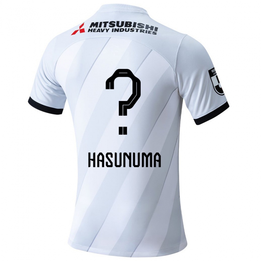 Niño Camiseta Shunsuke Hasunuma #0 Gris Blanco 2ª Equipación 2024/25 La Camisa