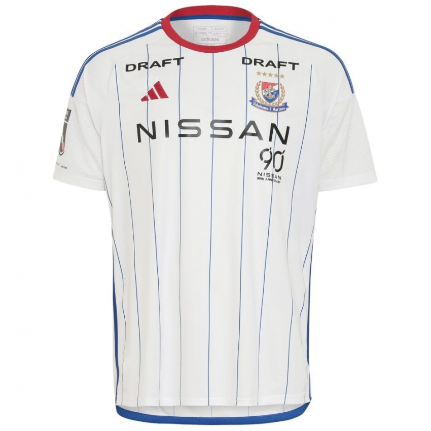 Niño Camiseta Yuhi Murakami #38 Blanco Azul Rojo 2ª Equipación 2024/25 La Camisa