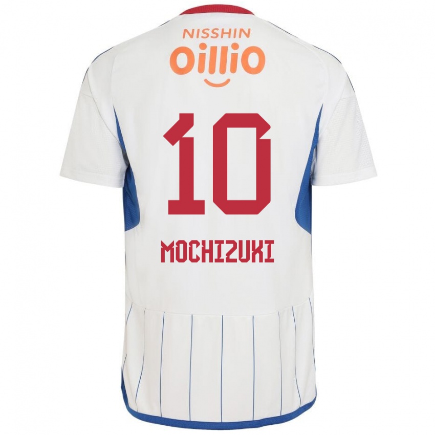 Niño Camiseta Kohei Mochizuki #10 Blanco Azul Rojo 2ª Equipación 2024/25 La Camisa