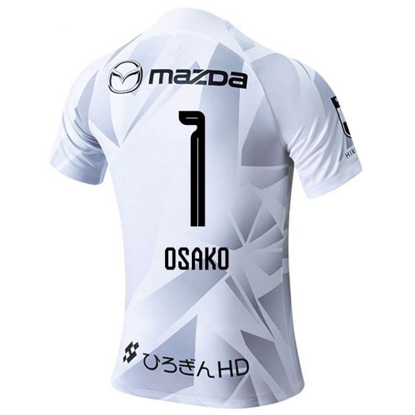 Niño Camiseta Keisuke Osako #1 Blanco Gris Negro 2ª Equipación 2024/25 La Camisa