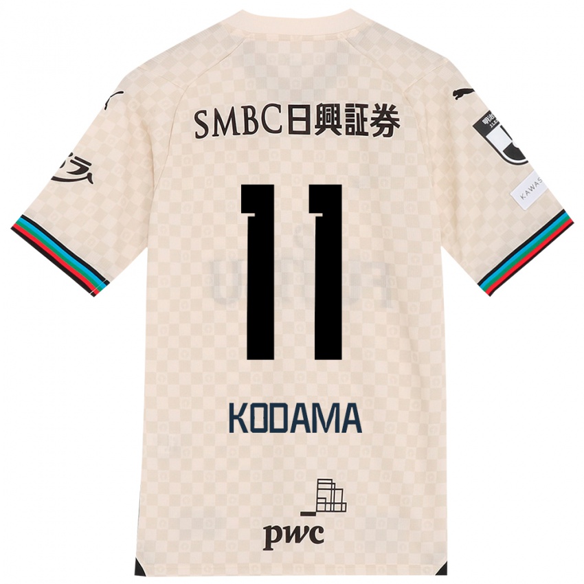 Niño Camiseta Shotaro Kodama #11 Blanco Gris 2ª Equipación 2024/25 La Camisa