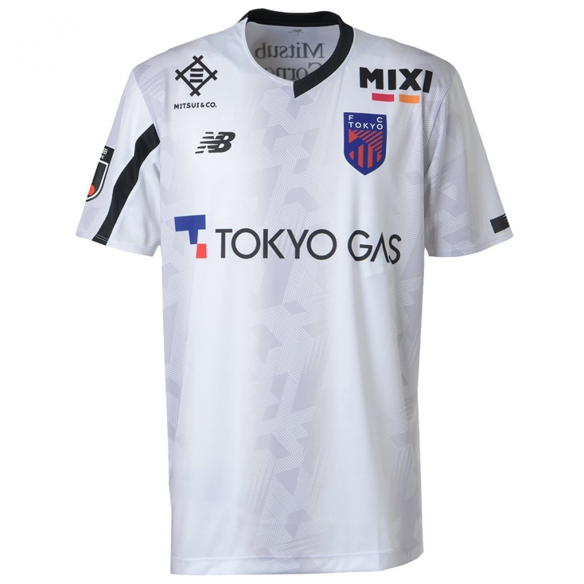 Niño Camiseta Hotaka Nakamura #2 Blanco Negro 2ª Equipación 2024/25 La Camisa