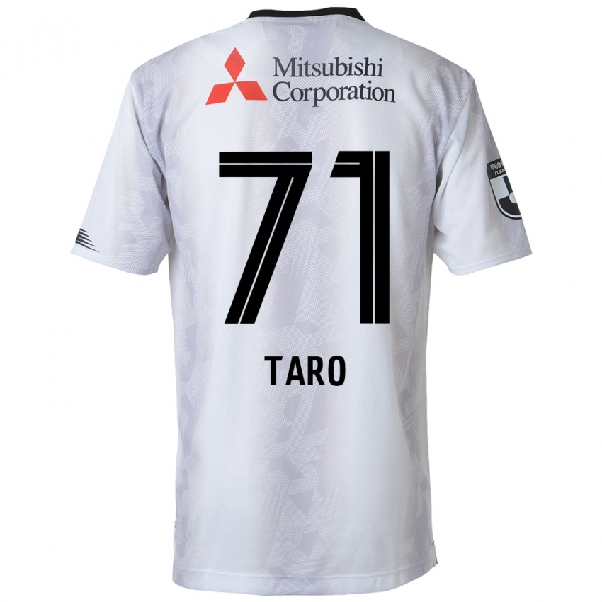 Niño Camiseta Ryotaro Araki #71 Blanco Negro 2ª Equipación 2024/25 La Camisa