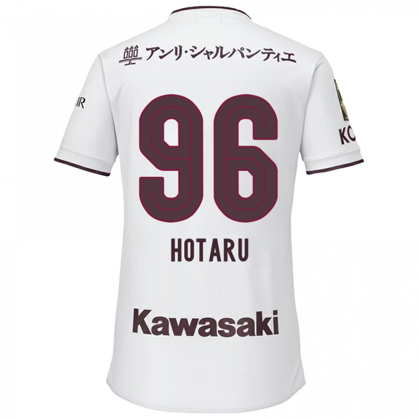 Niño Camiseta Hotaru Yamaguchi #96 Blanco Rojo 2ª Equipación 2024/25 La Camisa