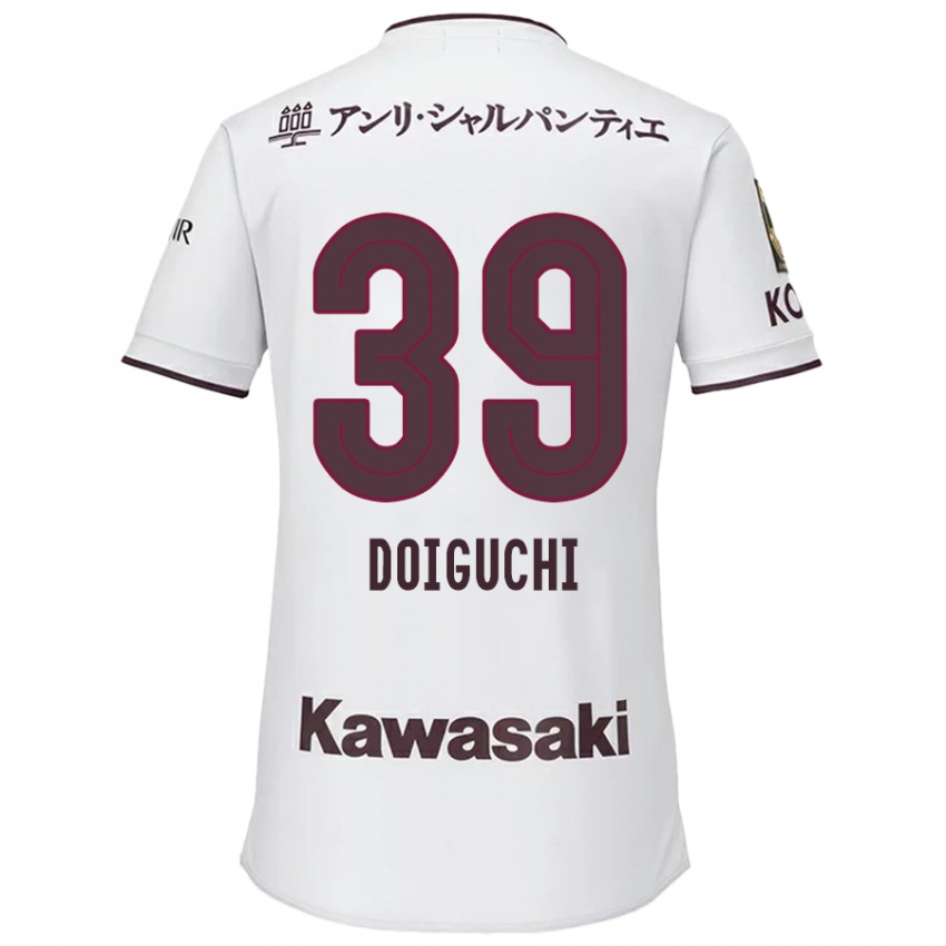 Niño Camiseta Ritsu Doiguchi #39 Blanco Rojo 2ª Equipación 2024/25 La Camisa