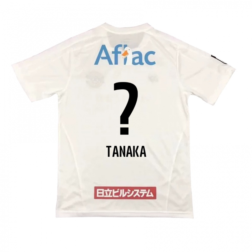 Niño Camiseta Ari Tanaka #0 Blanco Negro 2ª Equipación 2024/25 La Camisa