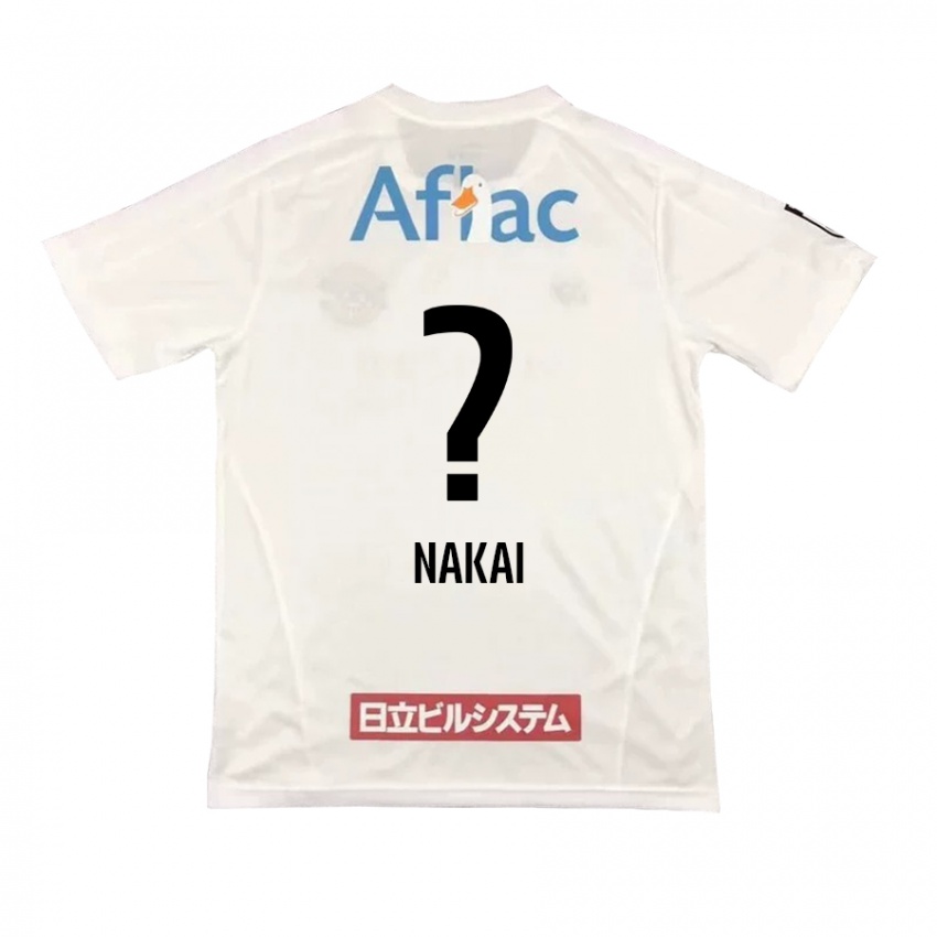 Niño Camiseta Yamato Nakai #0 Blanco Negro 2ª Equipación 2024/25 La Camisa