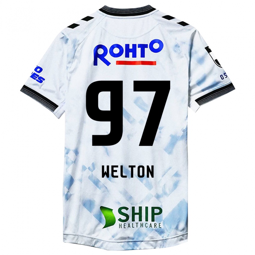 Niño Camiseta Welton #97 Blanco Negro 2ª Equipación 2024/25 La Camisa