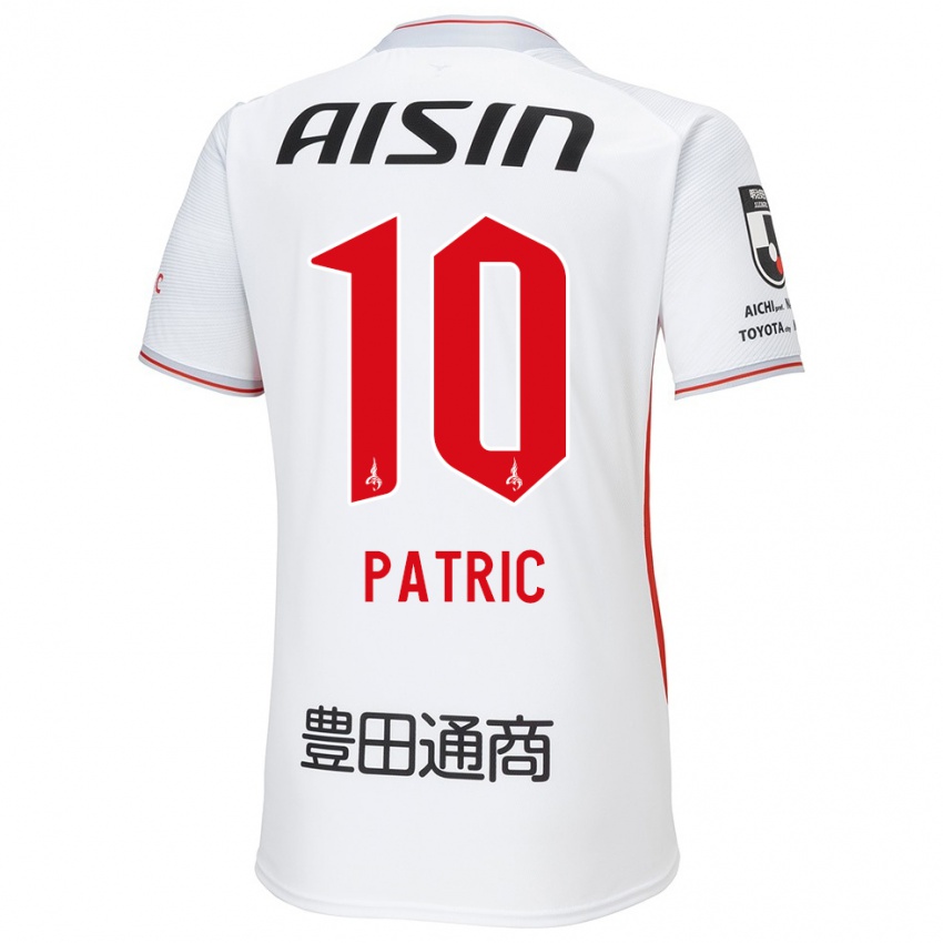 Niño Camiseta Patric #10 Blanco Amarillo Rojo 2ª Equipación 2024/25 La Camisa