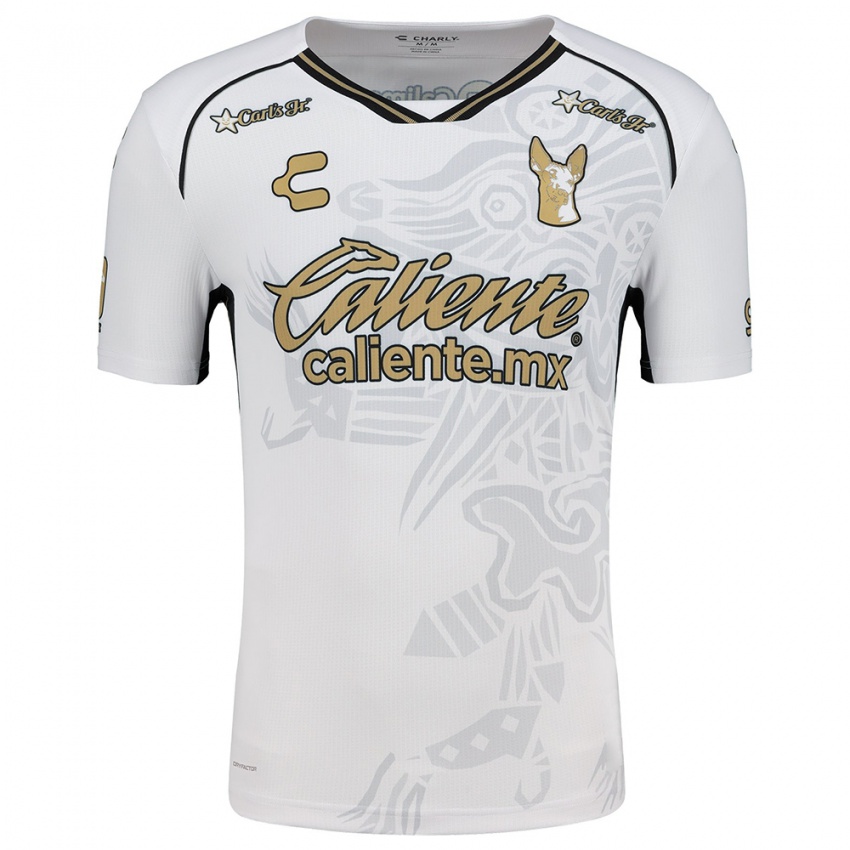 Niño Camiseta Dayán Gutiérrez #0 Blanco Negro 2ª Equipación 2024/25 La Camisa