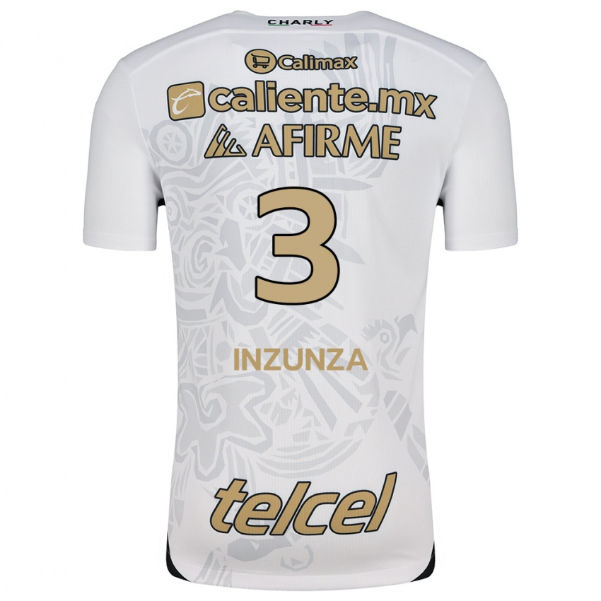 Niño Camiseta Rafael Fernández #3 Blanco Negro 2ª Equipación 2024/25 La Camisa