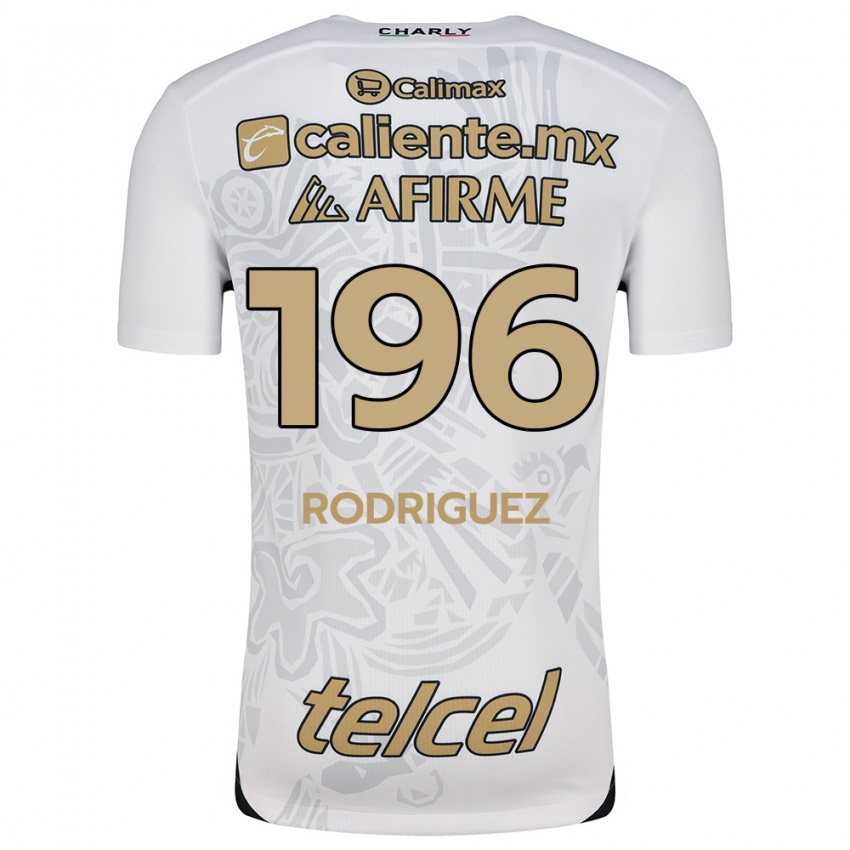 Niño Camiseta Prince Rodríguez #196 Blanco Negro 2ª Equipación 2024/25 La Camisa