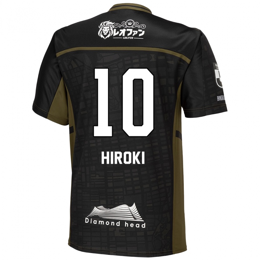 Niño Camiseta Hiroki Miyazawa #10 Verde Negro 2ª Equipación 2024/25 La Camisa