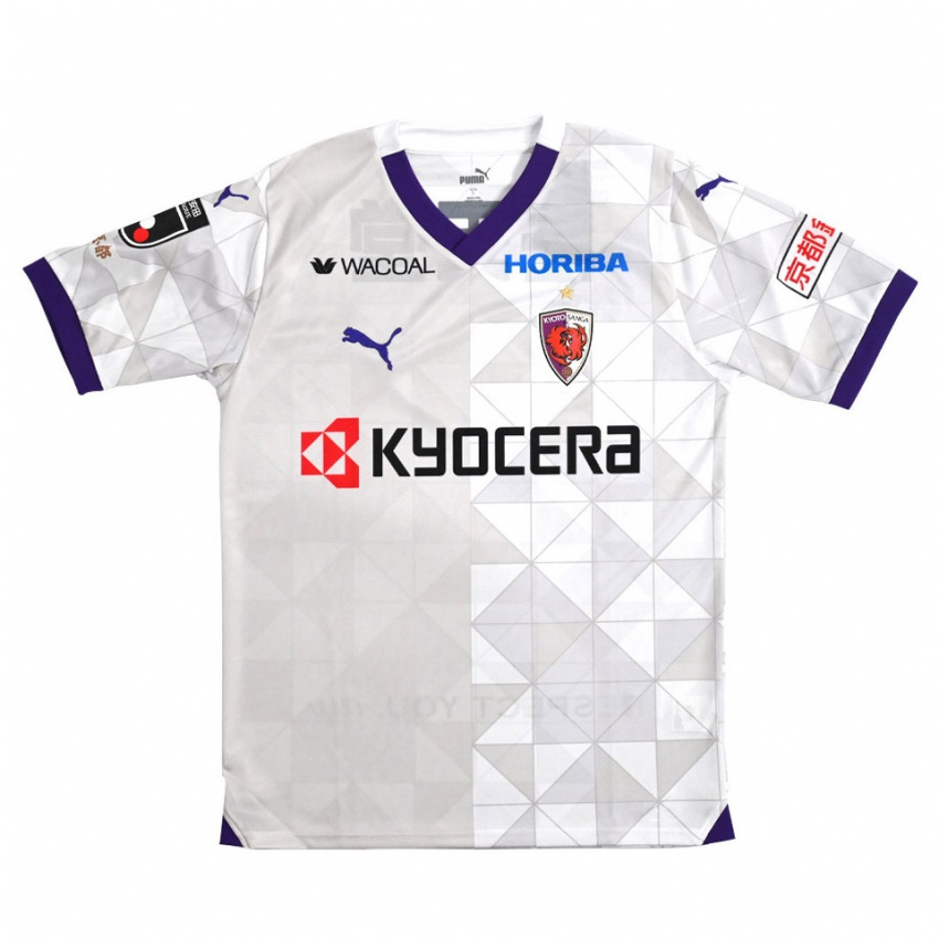 Niño Camiseta Su Nombre #0 Blanco Morado 2ª Equipación 2024/25 La Camisa