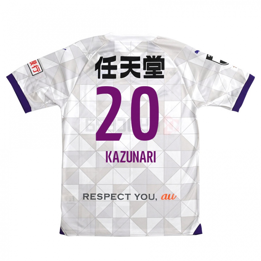 Niño Camiseta Kazunari Kita #20 Blanco Morado 2ª Equipación 2024/25 La Camisa