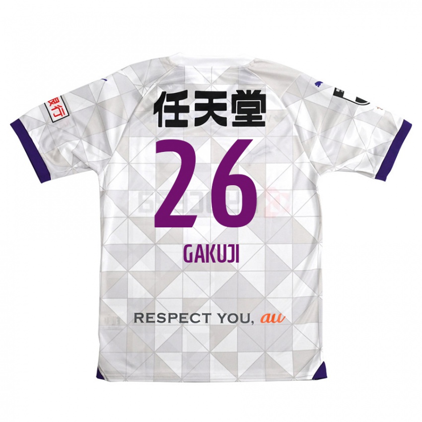 Niño Camiseta Gakuji Ota #26 Blanco Morado 2ª Equipación 2024/25 La Camisa