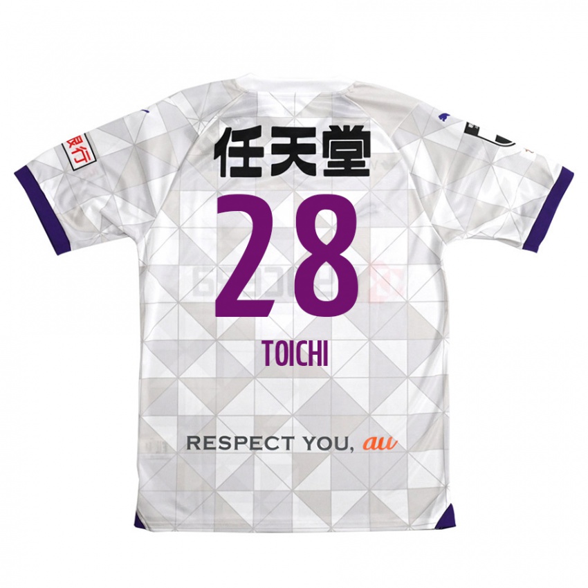 Niño Camiseta Toichi Suzuki #28 Blanco Morado 2ª Equipación 2024/25 La Camisa