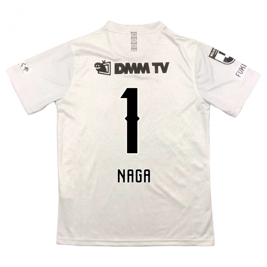 Niño Camiseta Takumi Nagaishi #1 Gris Negro 2ª Equipación 2024/25 La Camisa