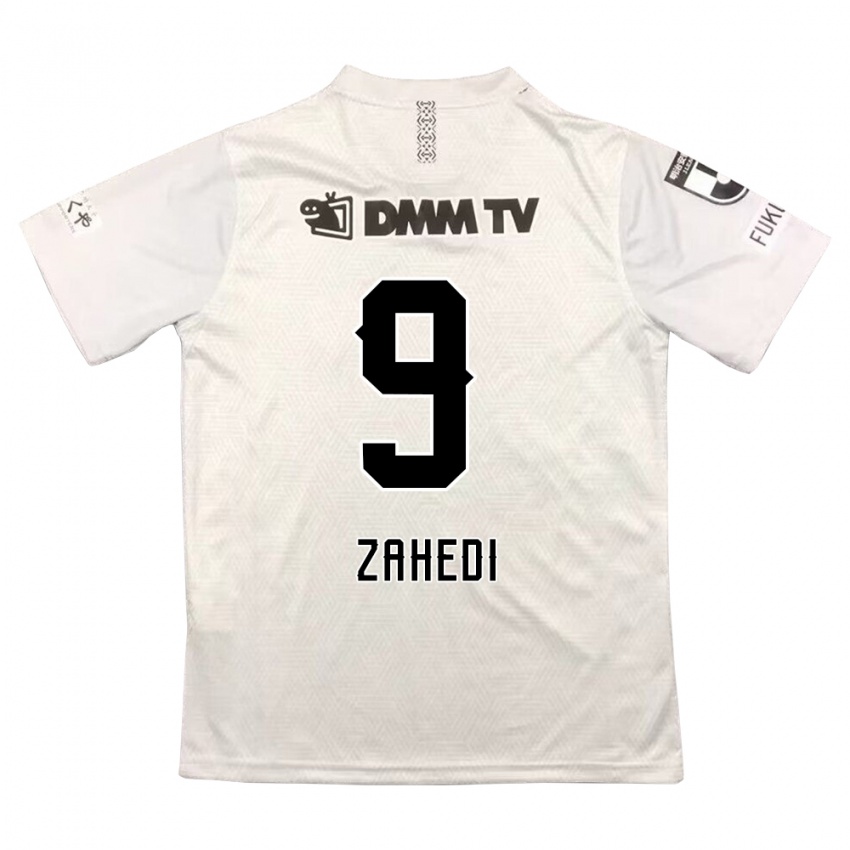 Niño Camiseta Shahab Zahedi #9 Gris Negro 2ª Equipación 2024/25 La Camisa