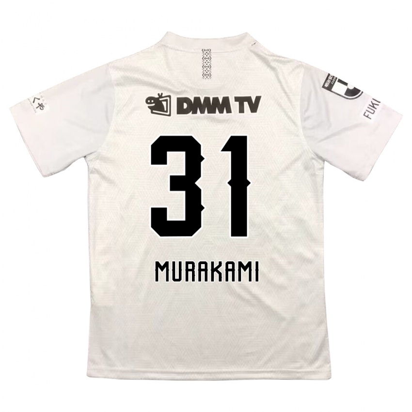 Niño Camiseta Masaaki Murakami #31 Gris Negro 2ª Equipación 2024/25 La Camisa