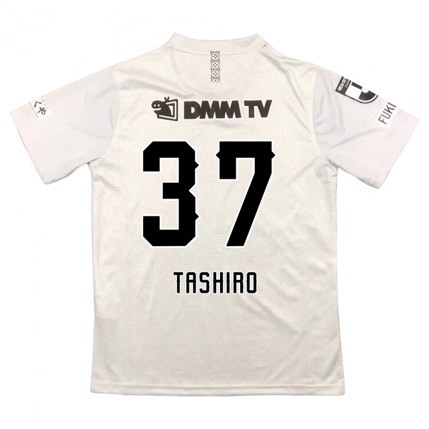 Niño Camiseta Masaya Tashiro #37 Gris Negro 2ª Equipación 2024/25 La Camisa