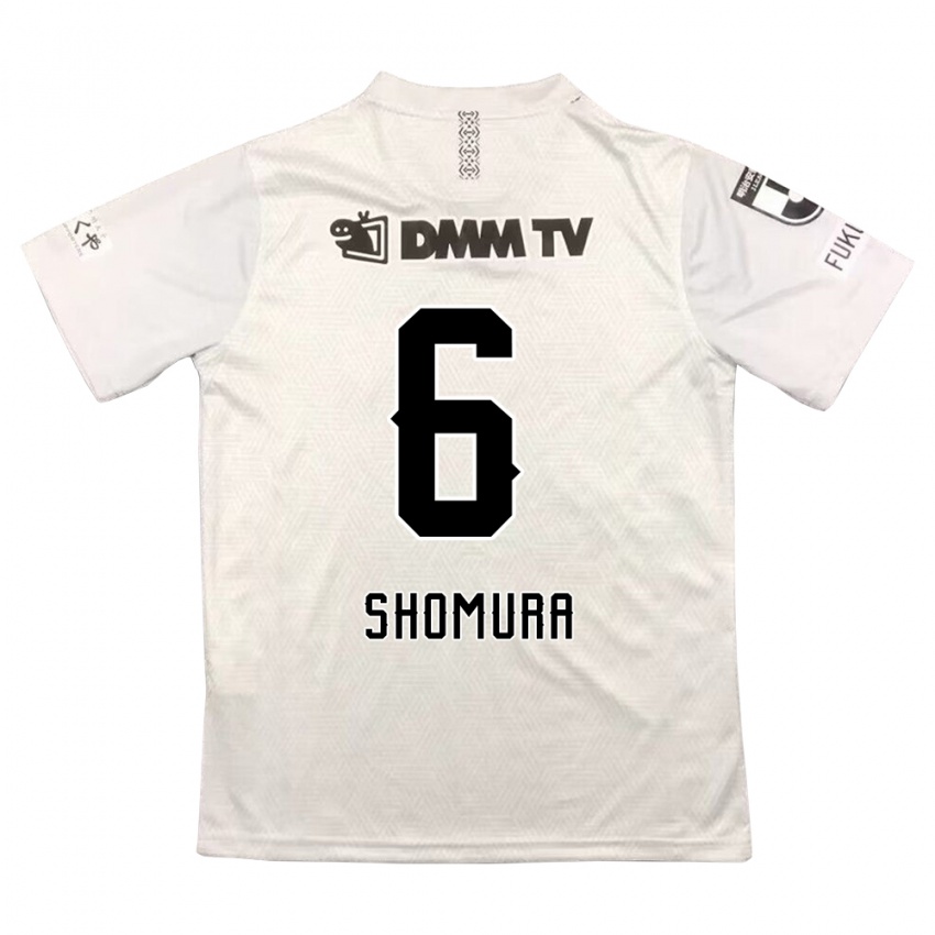 Niño Camiseta Tomoki Shomura #6 Gris Negro 2ª Equipación 2024/25 La Camisa