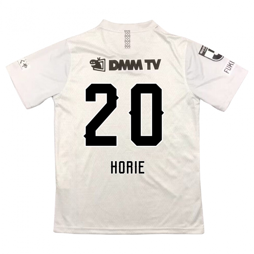 Niño Camiseta Hibiki Horie #20 Gris Negro 2ª Equipación 2024/25 La Camisa