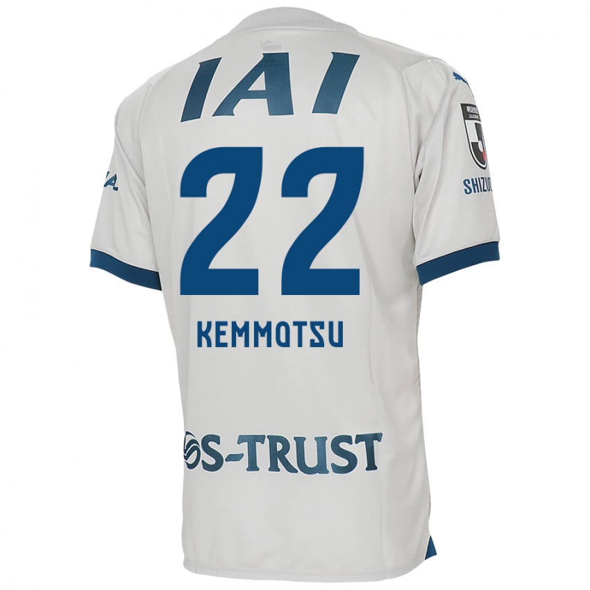 Niño Camiseta Takumu Kemmotsu #22 Blanco Azul 2ª Equipación 2024/25 La Camisa