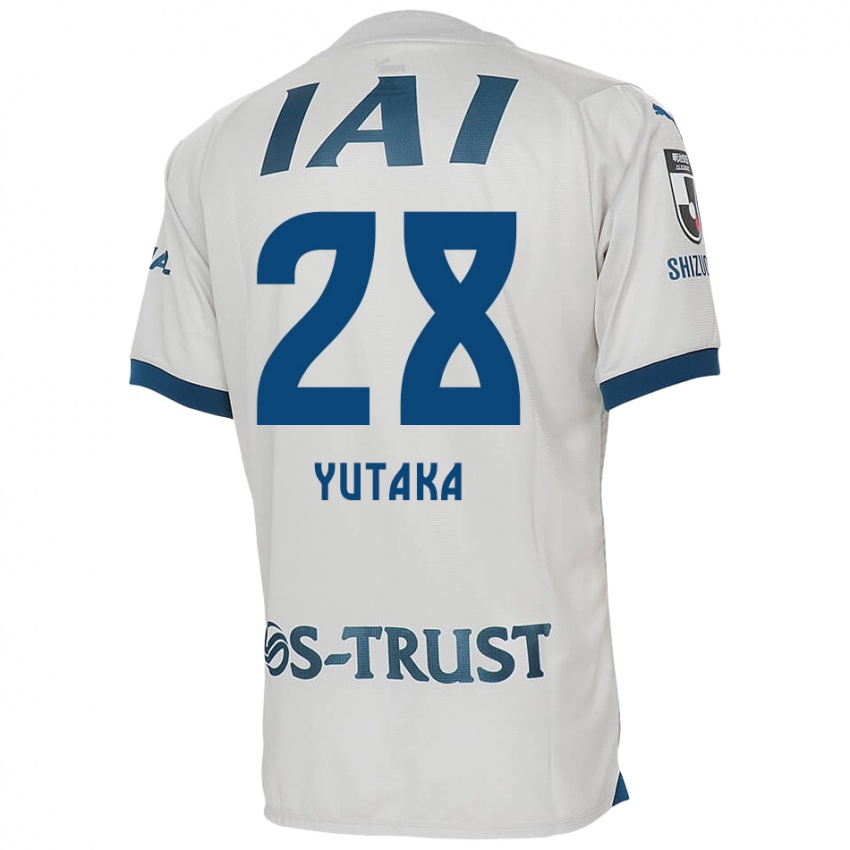 Niño Camiseta Yutaka Yoshida #28 Blanco Azul 2ª Equipación 2024/25 La Camisa