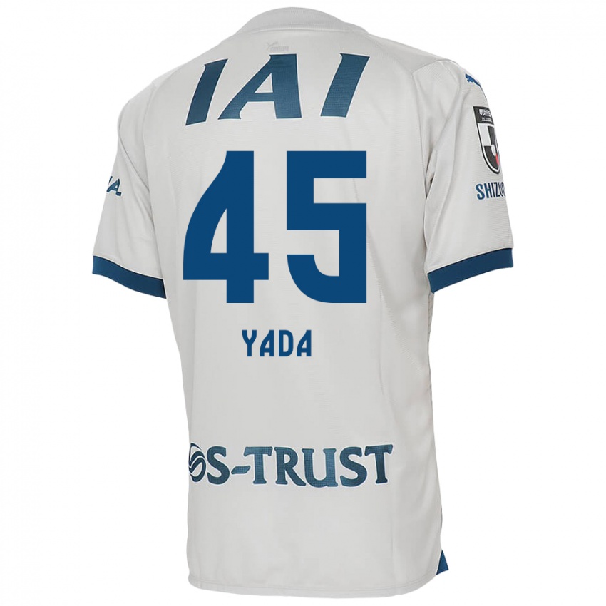 Niño Camiseta Ryunosuke Yada #45 Blanco Azul 2ª Equipación 2024/25 La Camisa