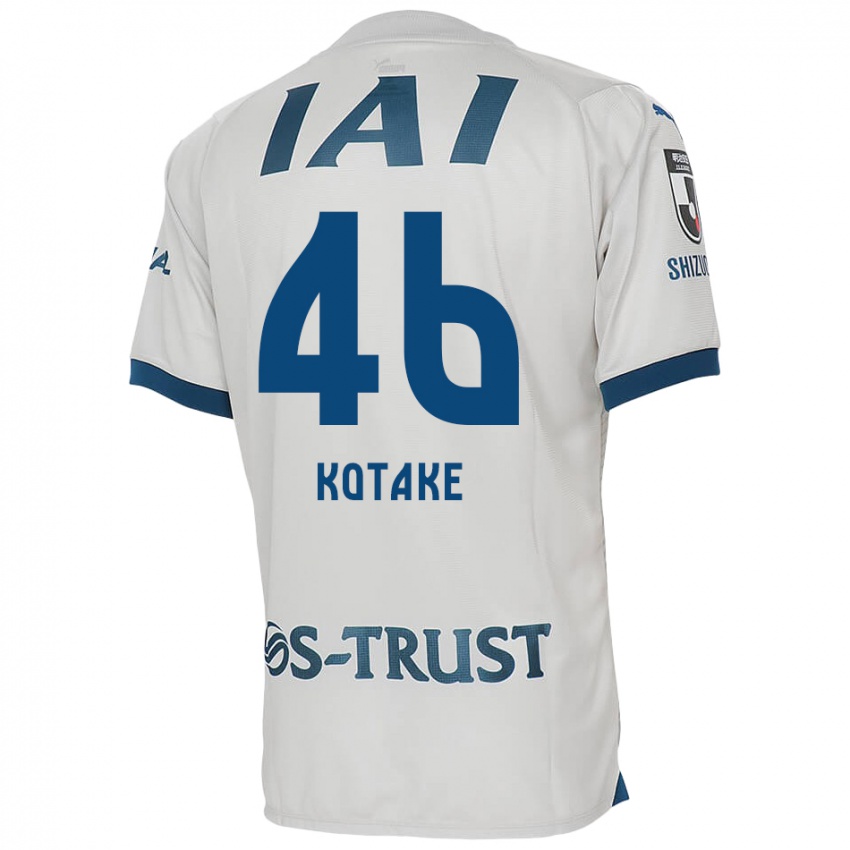 Niño Camiseta Sean Kotake #46 Blanco Azul 2ª Equipación 2024/25 La Camisa