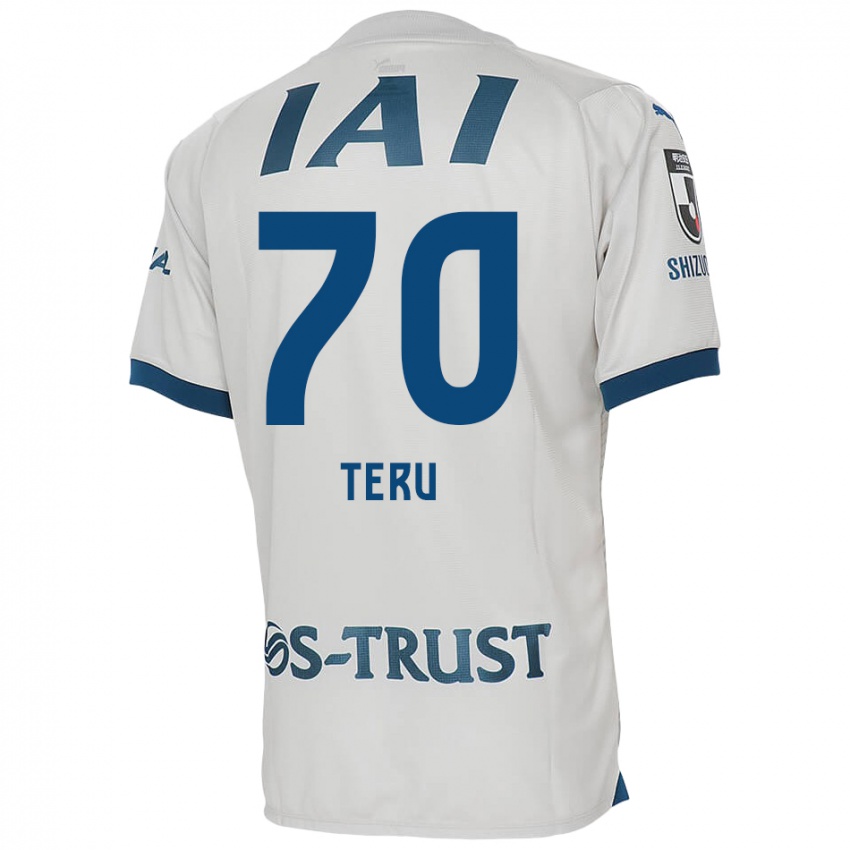 Niño Camiseta Teruki Hara #70 Blanco Azul 2ª Equipación 2024/25 La Camisa