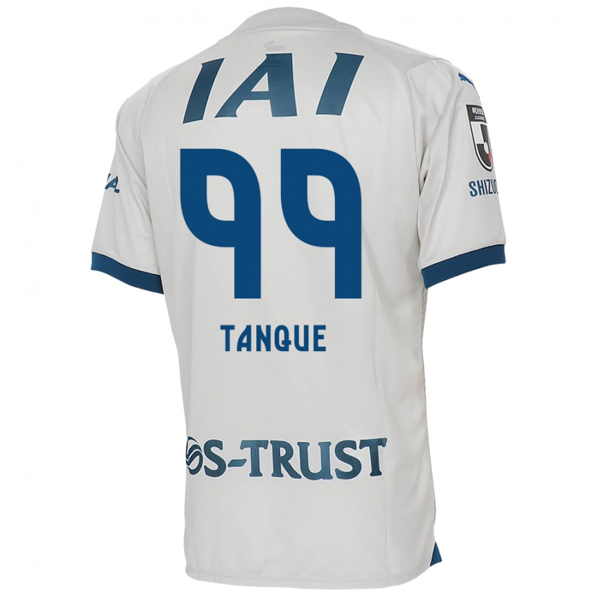 Niño Camiseta Douglas Tanque #99 Blanco Azul 2ª Equipación 2024/25 La Camisa