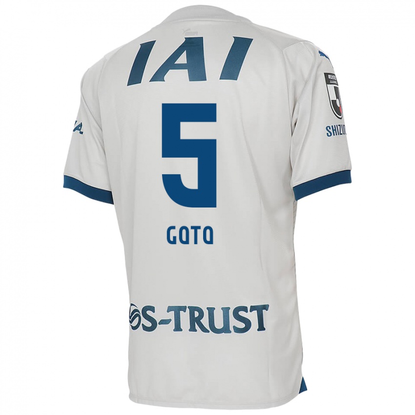 Niño Camiseta Keita Goto #5 Blanco Azul 2ª Equipación 2024/25 La Camisa