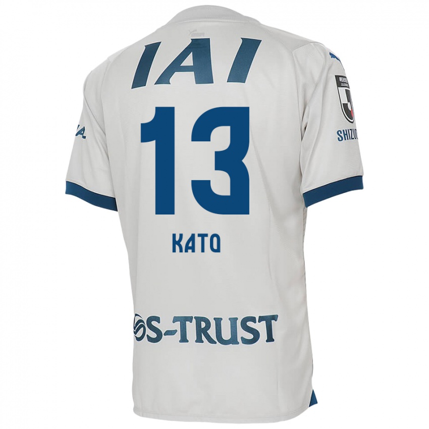 Niño Camiseta Daiya Kato #13 Blanco Azul 2ª Equipación 2024/25 La Camisa