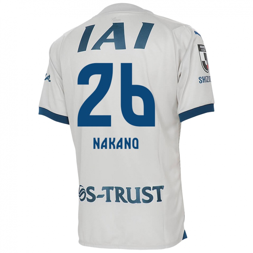 Niño Camiseta Takeru Nakano #26 Blanco Azul 2ª Equipación 2024/25 La Camisa