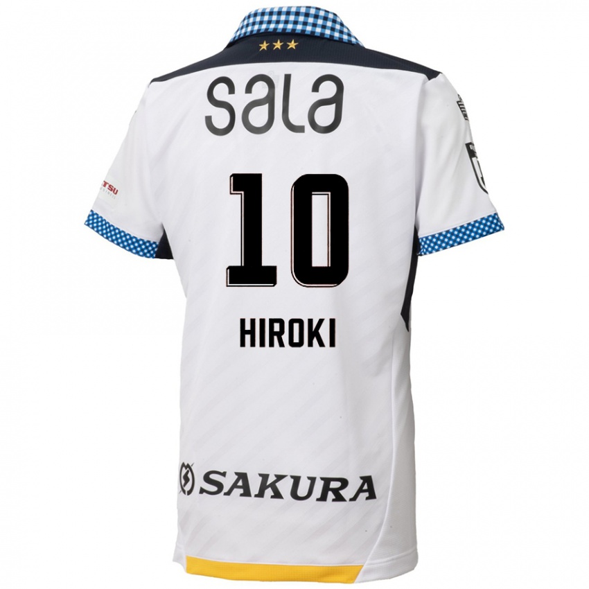 Niño Camiseta Hiroki Yamada #10 Blanco Negro 2ª Equipación 2024/25 La Camisa