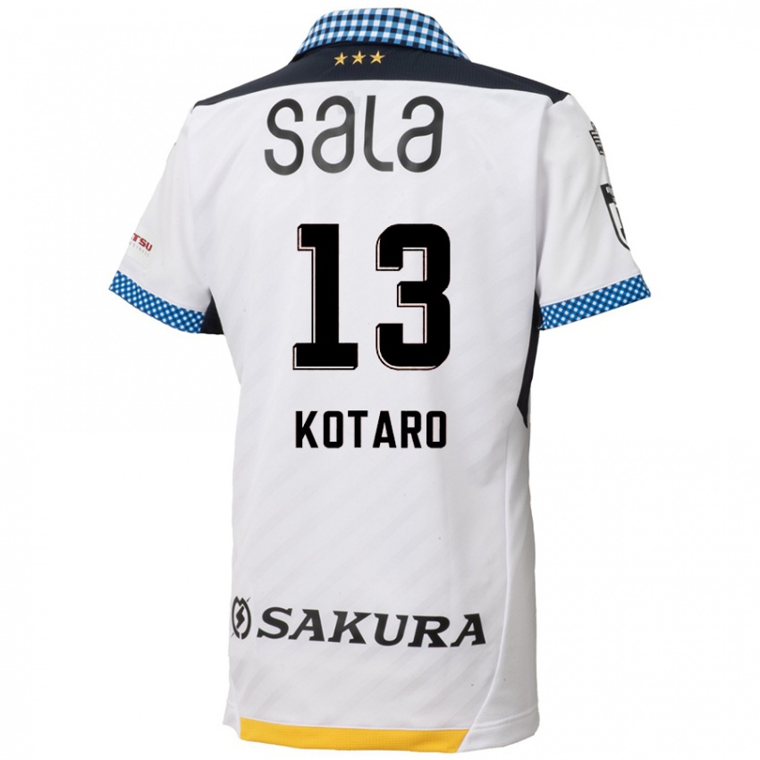 Niño Camiseta Kotaro Fujikawa #13 Blanco Negro 2ª Equipación 2024/25 La Camisa