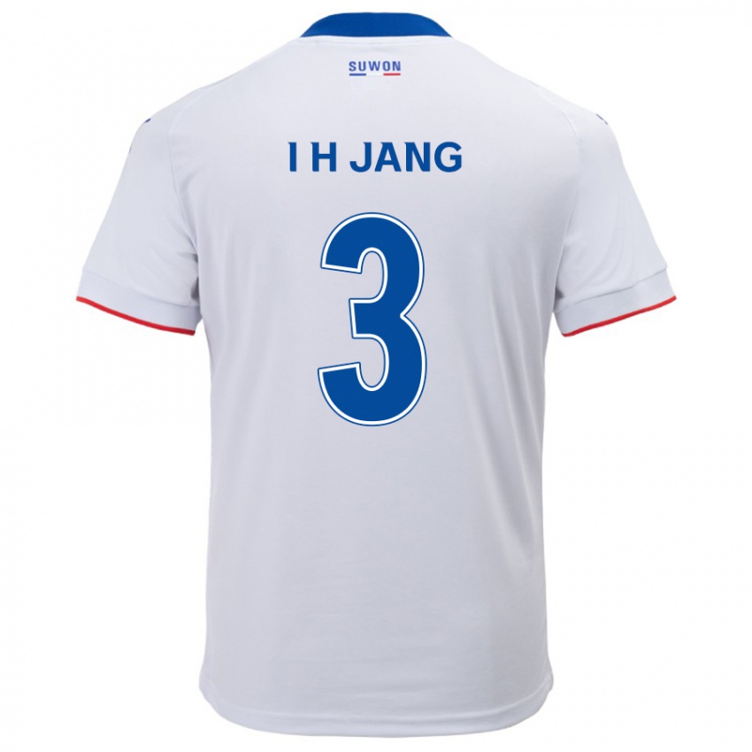 Niño Camiseta Ho-Ik Jang #3 Blanco Azul 2ª Equipación 2024/25 La Camisa