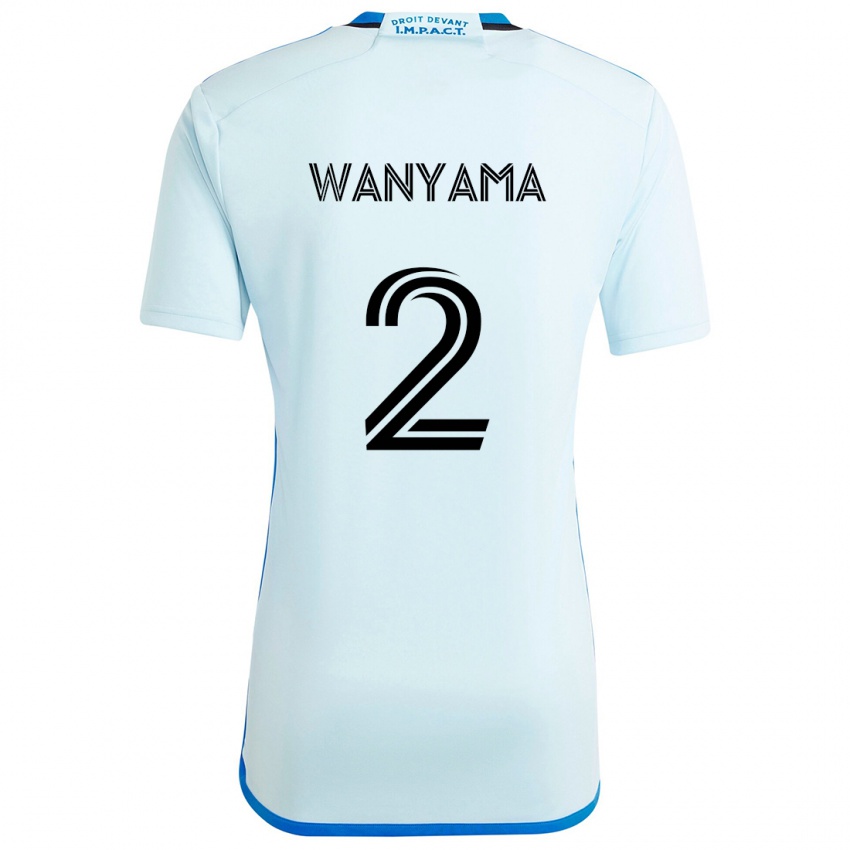 Niño Camiseta Victor Wanyama #2 Azul Hielo 2ª Equipación 2024/25 La Camisa