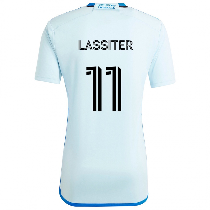 Niño Camiseta Ariel Lassiter #11 Azul Hielo 2ª Equipación 2024/25 La Camisa