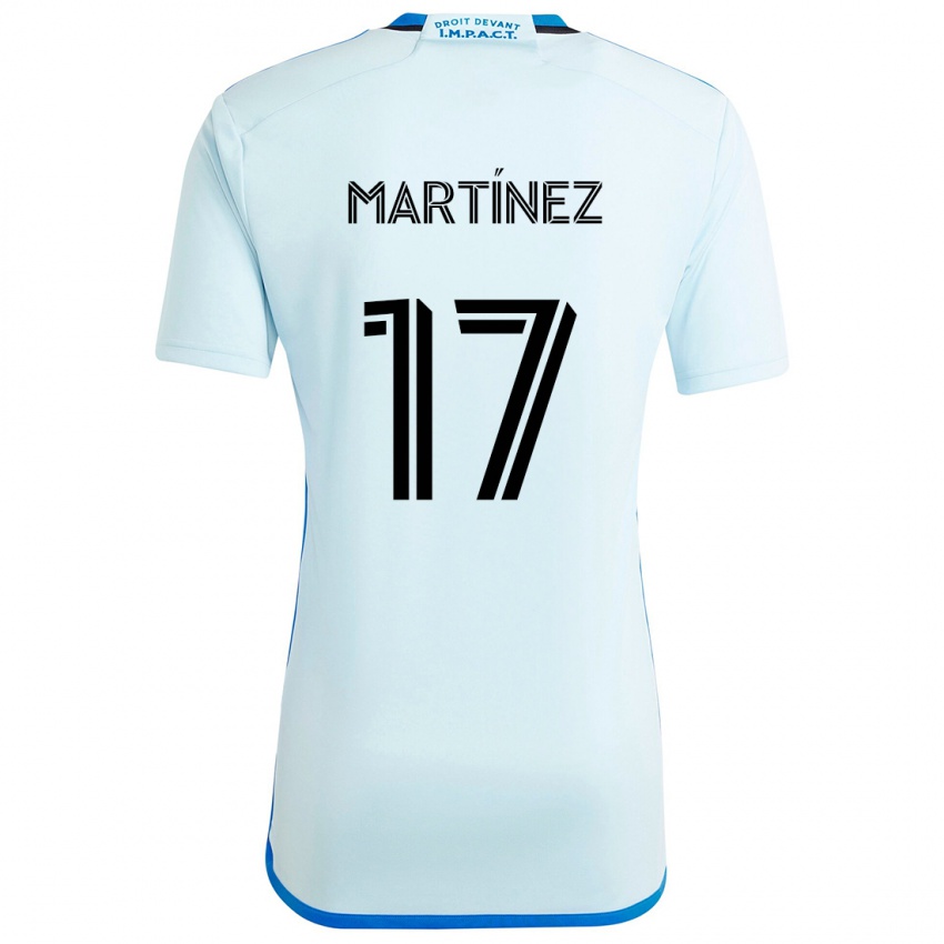 Niño Camiseta Josef Martínez #17 Azul Hielo 2ª Equipación 2024/25 La Camisa