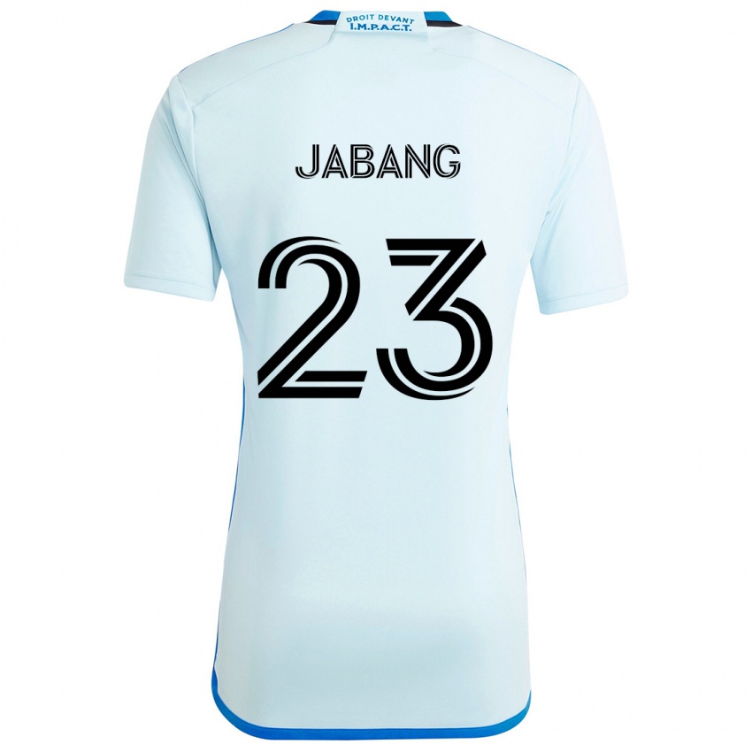 Niño Camiseta Ousman Jabang #23 Azul Hielo 2ª Equipación 2024/25 La Camisa