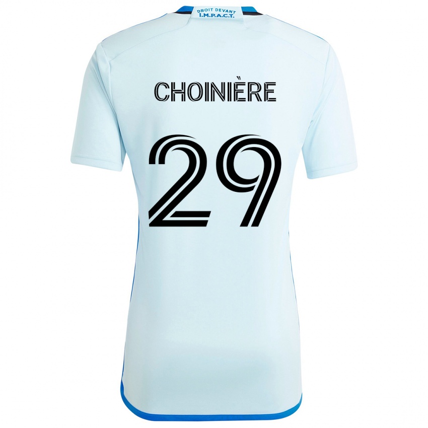 Niño Camiseta Mathieu Choinière #29 Azul Hielo 2ª Equipación 2024/25 La Camisa