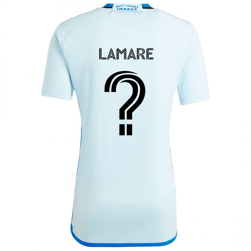 Niño Camiseta Samuel Lamare #0 Azul Hielo 2ª Equipación 2024/25 La Camisa