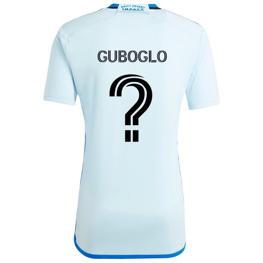 Niño Camiseta Yuri Guboglo #0 Azul Hielo 2ª Equipación 2024/25 La Camisa