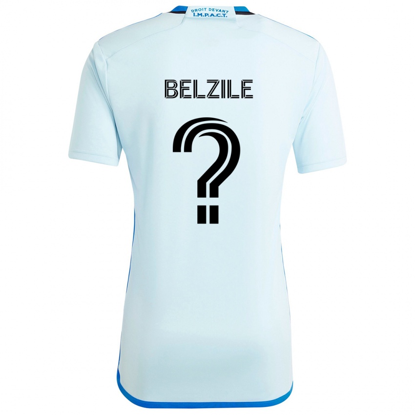 Niño Camiseta Jean-Christophe Belzile #0 Azul Hielo 2ª Equipación 2024/25 La Camisa