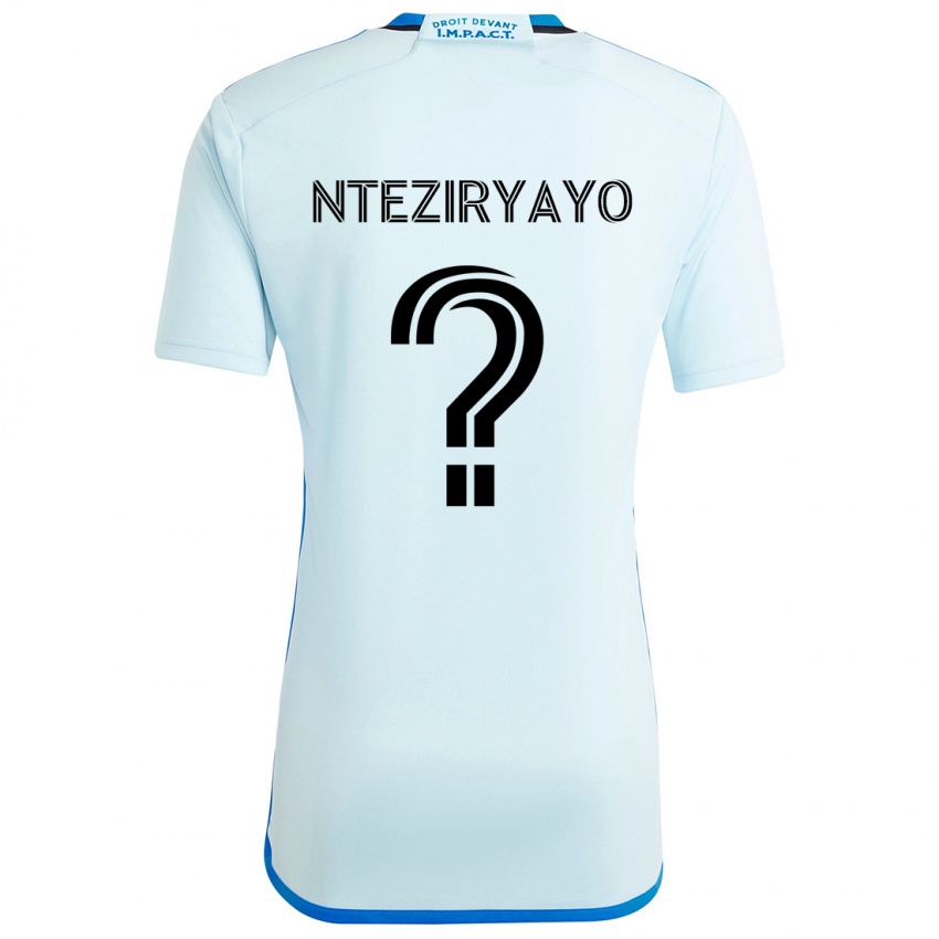 Niño Camiseta Josh Nteziryayo #0 Azul Hielo 2ª Equipación 2024/25 La Camisa