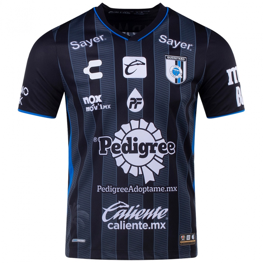 Niño Camiseta Christian Saucedo #199 Blanco Negro 2ª Equipación 2024/25 La Camisa