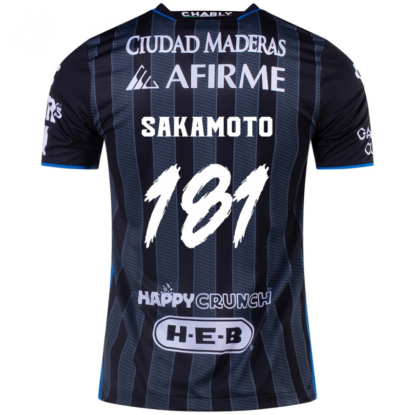 Niño Camiseta Stellan Sakamoto #181 Blanco Negro 2ª Equipación 2024/25 La Camisa